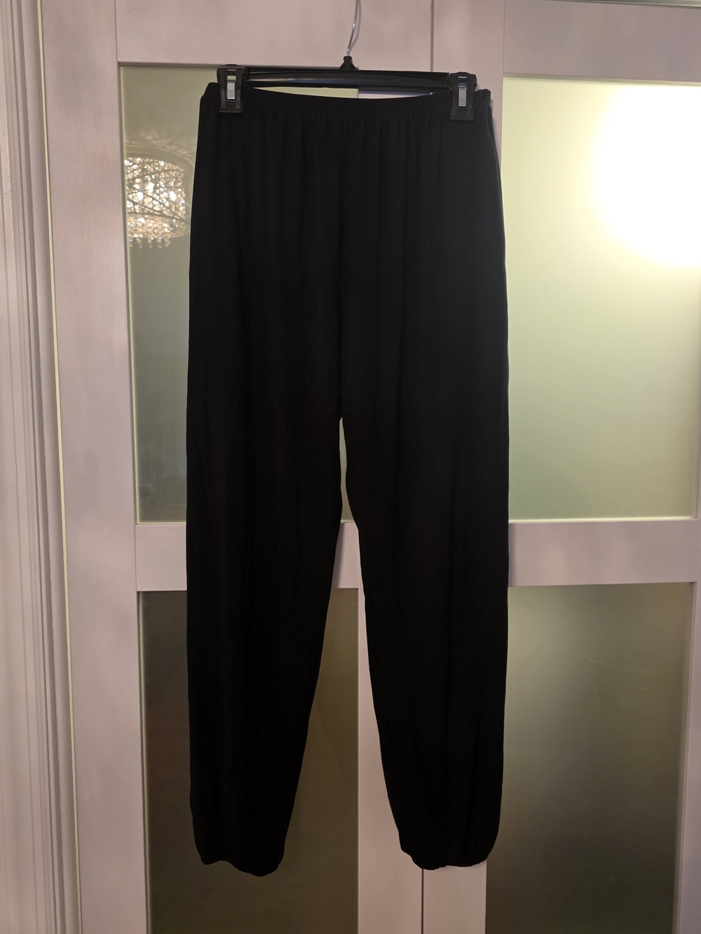 Lulu's Black Elastic Waist Jogger Sweatpants